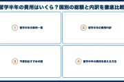 留学半年の費用はいくら？国別の総額と内訳を徹底比較【2026年版】