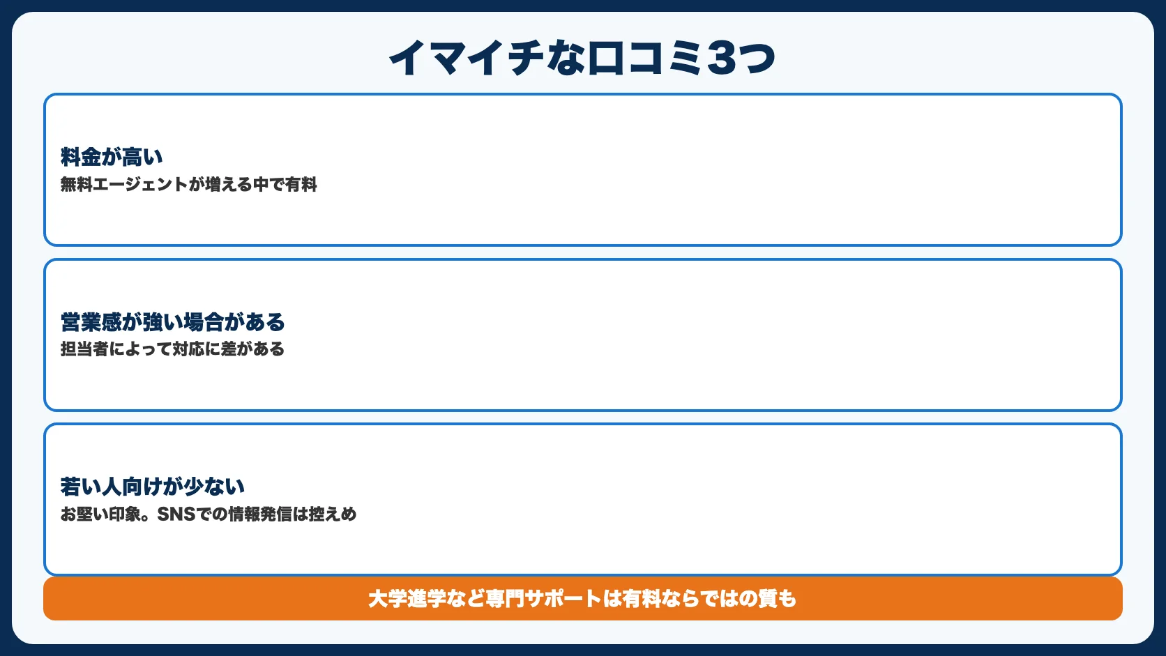 留学ジャーナルのイマイチな口コミ